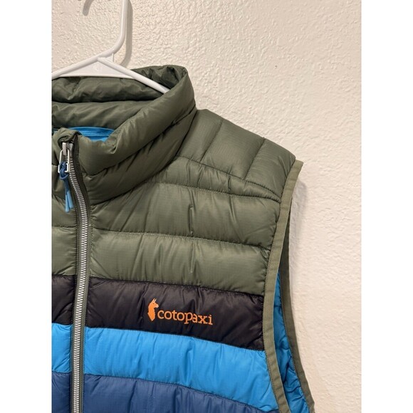 Cotopaxi Vest Mens Medium Green Fuego Puffer Down 800 Slim Fit Outdoor Hiking - Picture 4 of 10